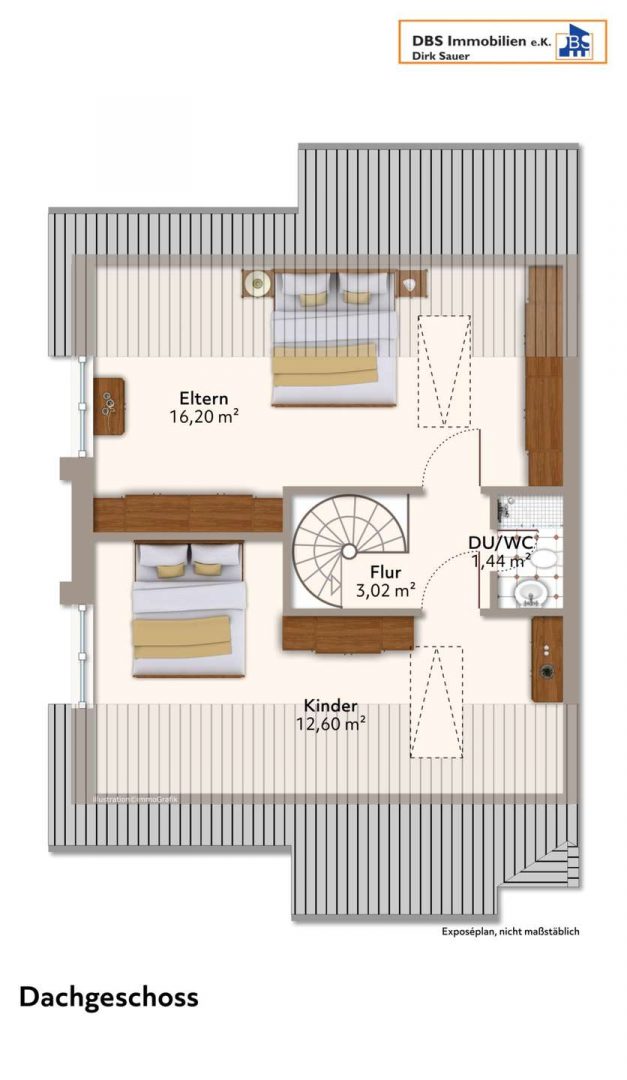 Grundriss Dachgeschoss