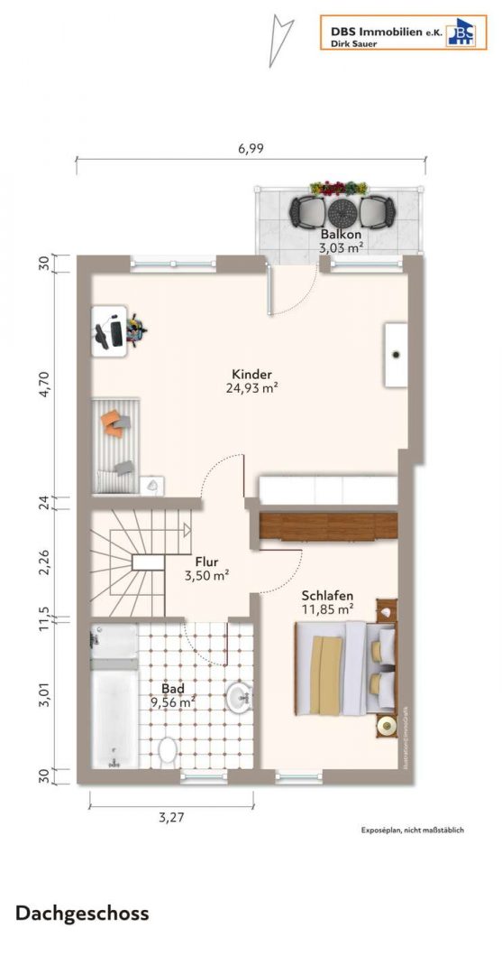Grundriss Dachgeschoss