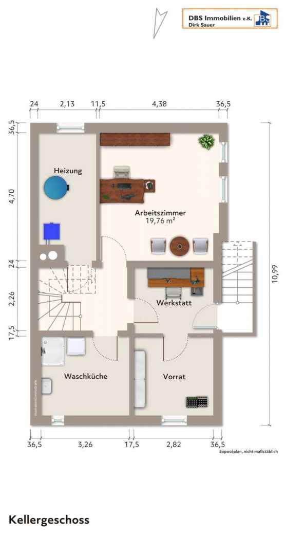 Grundriss Kellergeschoss