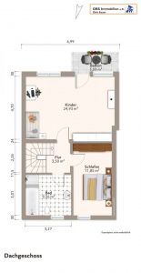 Grundriss Dachgeschoss